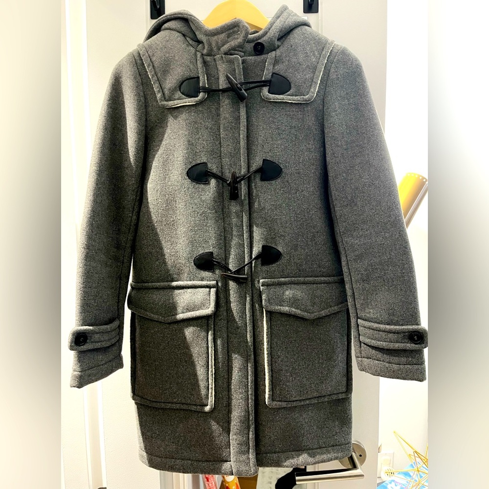 Zara peacoat, size XS, color: grey/gray